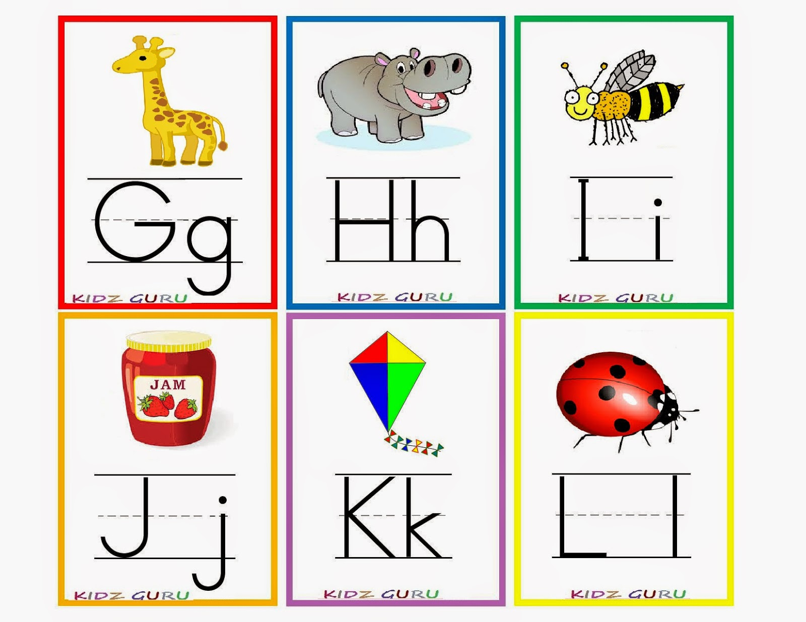 Free Printable Alphabet Flash Cards