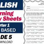 LEARNING ACTIVITY SHEETS In ENGLISH 5 Quarter 1 Free