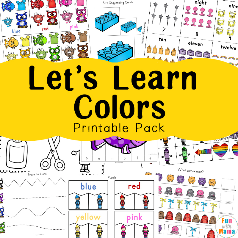 Learning Colors Worksheets