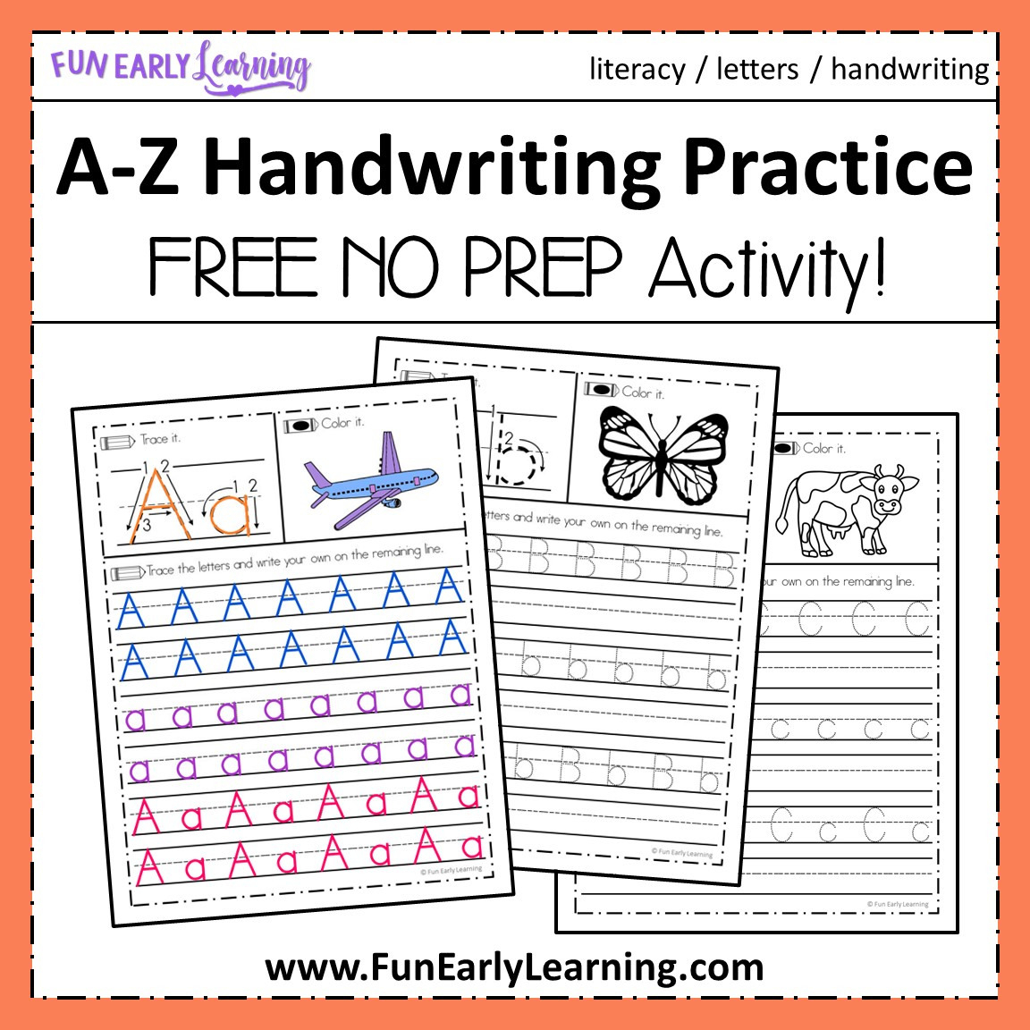 Learning A-z Free Printables