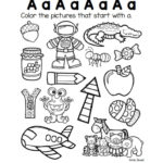 Letter Aa Online Worksheet