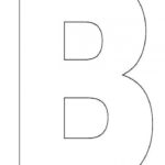 Letter B Template Free Printable This Is How Letter B