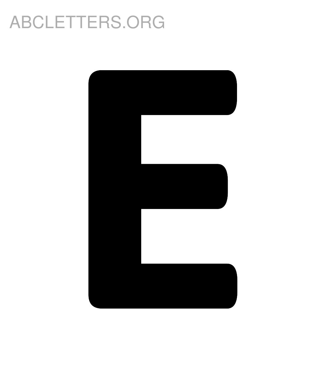 Letter E Printable
