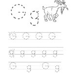 Letter G Worksheets Preschool Alphabet Printables