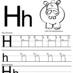 Letter H Tracing Worksheet Letter H Worksheets Hd