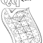 Letter Q Is For Quilt Coloring Page Free Printable