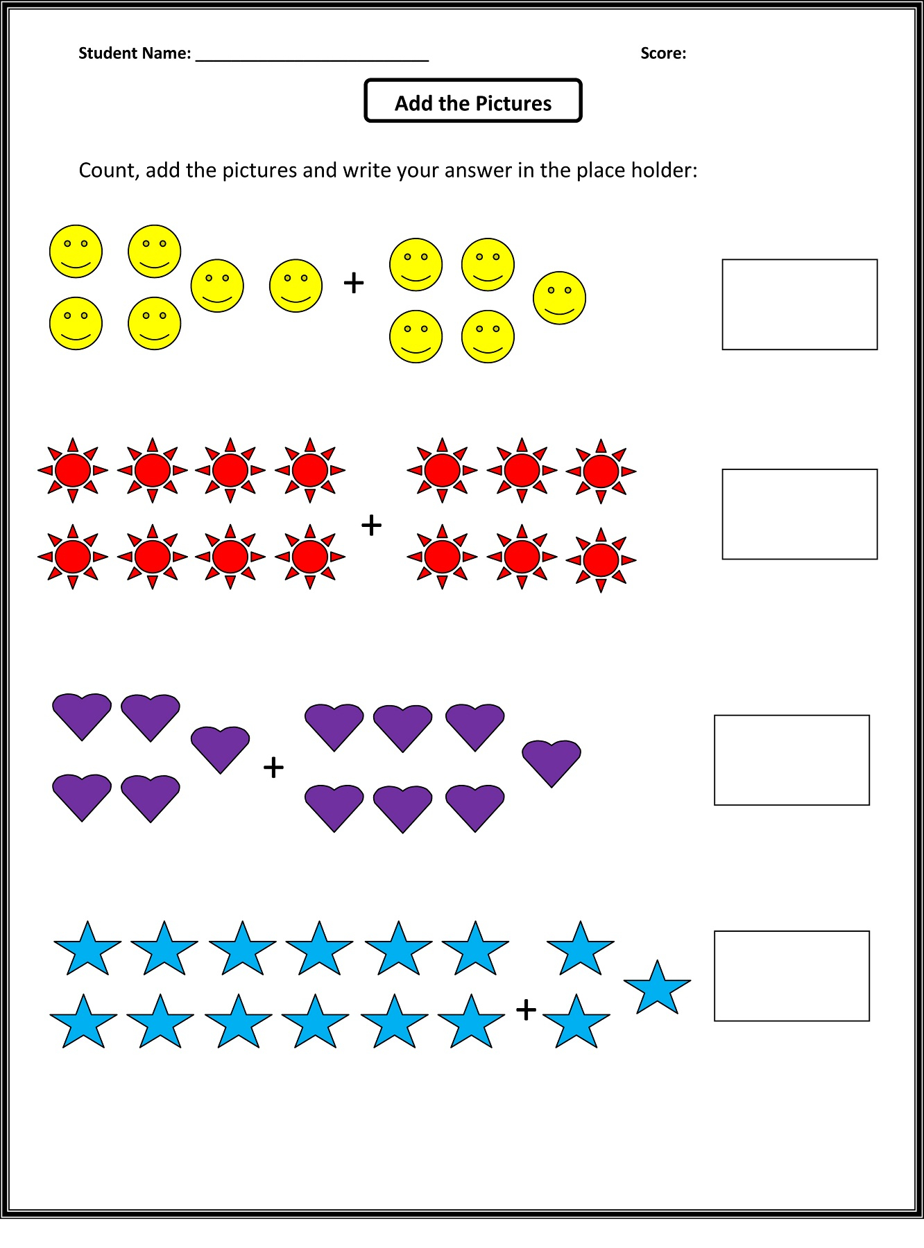 Activity Sheets For Grade 1