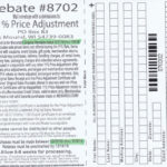 Menards 11 Price Adjustment Rebate 8702 Purchases 10