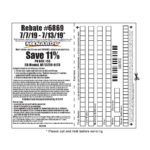 Menards 11 Rebate 6869 Purchases 7 7 19 7 13 19