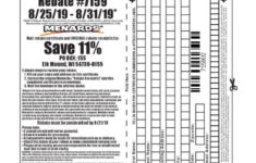 Menards 11 Rebate 7159 Purchases 8 25 19 8 31 19