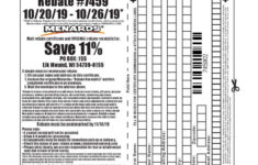 Menards 11 Rebate 7459 Purchases 10 20 19 10 26 19