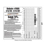Menards 11 Rebate 7989 Purchases 1 5 20 1 11 20