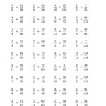 Multiplication Worksheets 6Th Grade