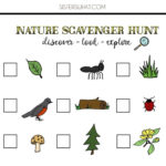 Nature Scavenger Hunt Free Printable Nature Scavenger