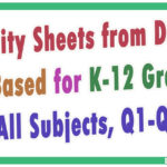 NEW Activity Sheets CG Based For K 12 Grade 5 From DepED