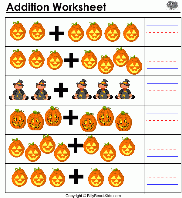 Halloween Math Worksheets