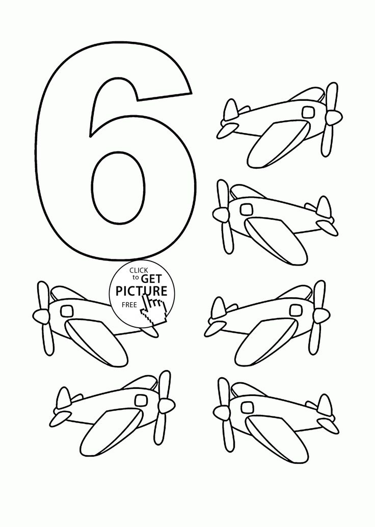 Number 6 Free Printables