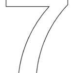 Number 7 Template Crafts And Worksheets For Preschool