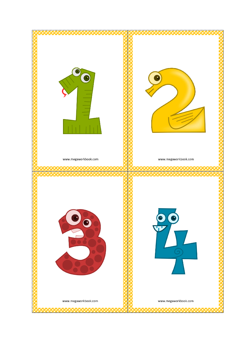 Number 1 Free Printable