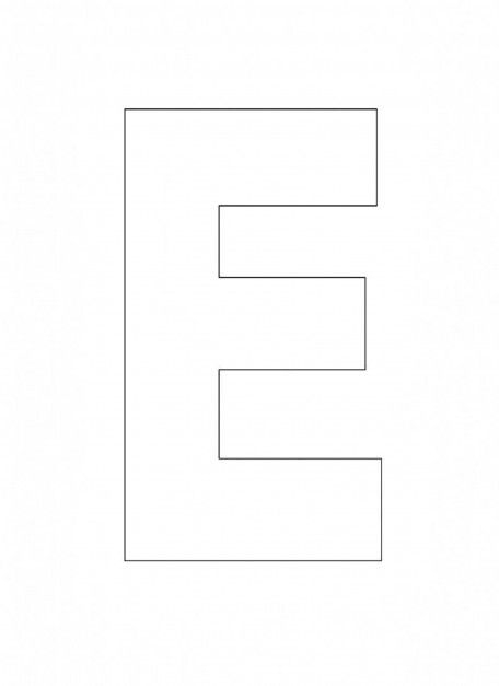 Letter E Printable