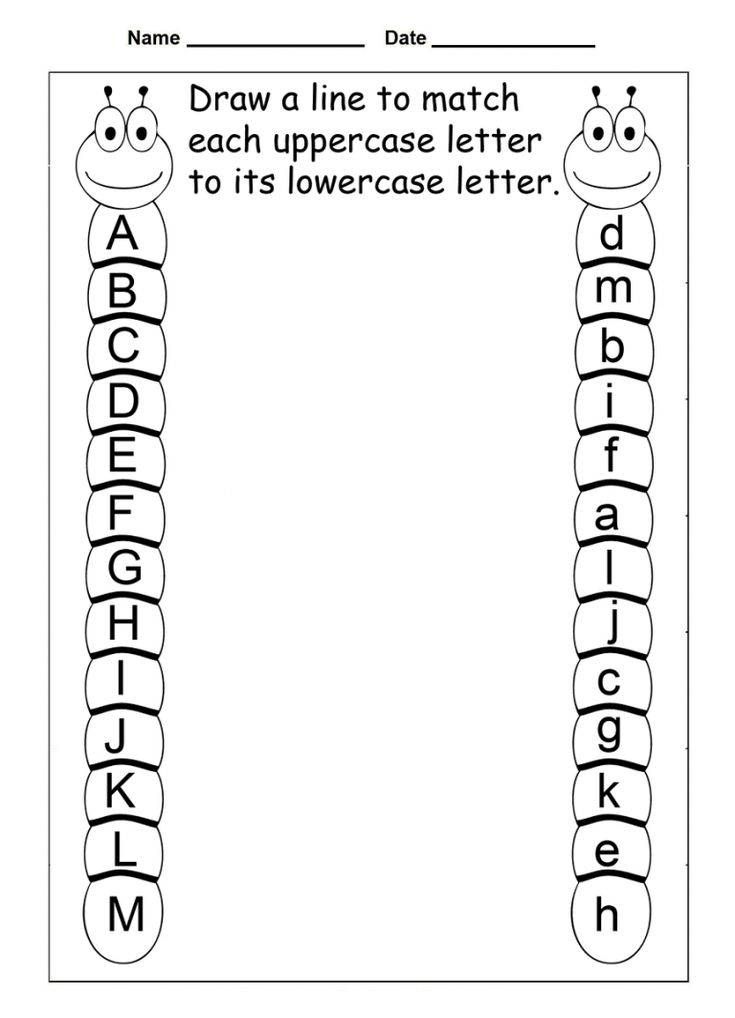 Abc Worksheets For Kindergarten