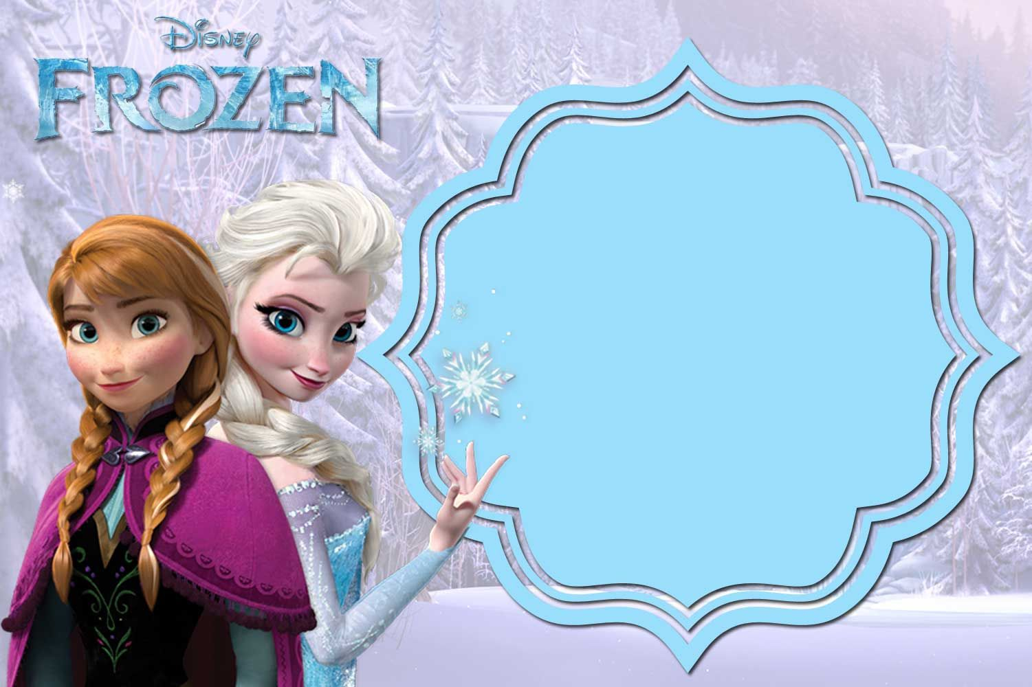 Frozen 2 Free Printable Invitations