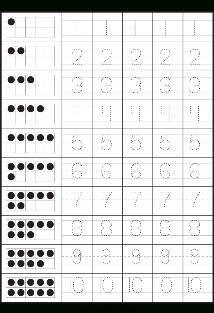Pre K Number Tracing Worksheets NumbersWorksheet