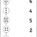Pre K Worksheets Numbers Matching Coloring Sheets