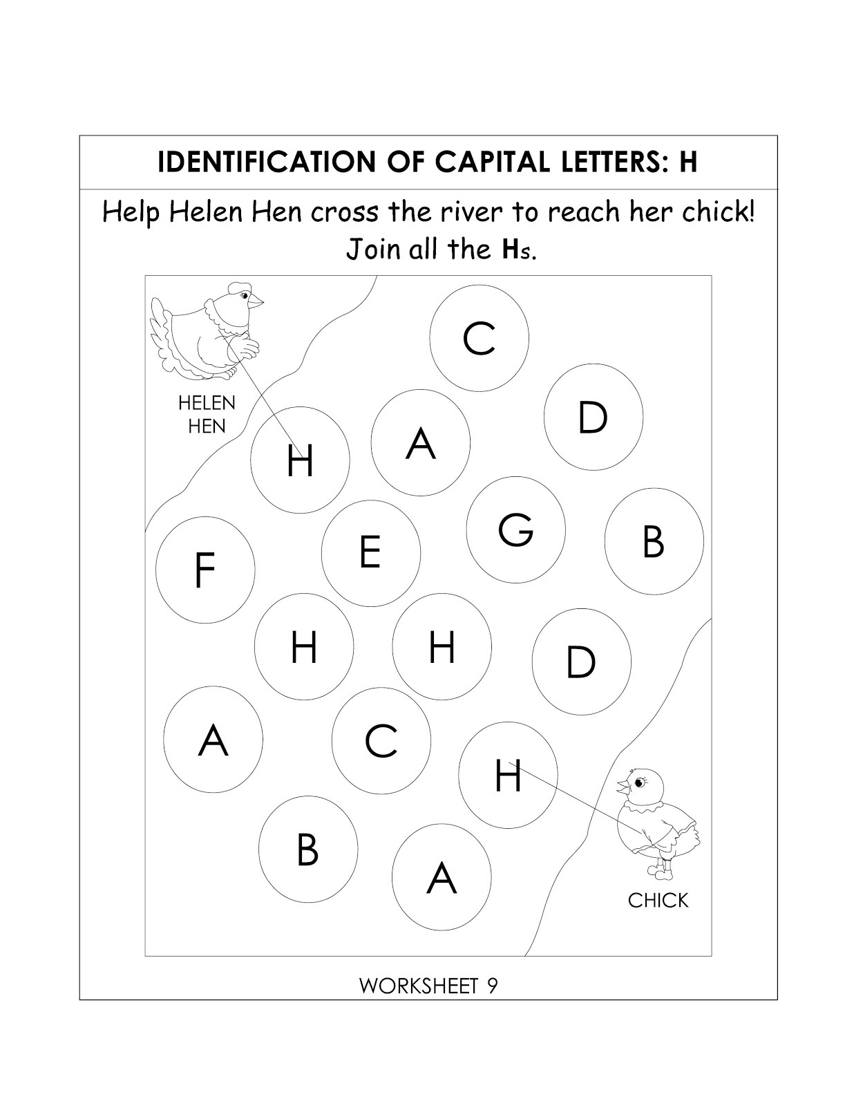 Preschool Letter Worksheets