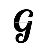 Print G Letter Stencil Free Stencil Letters