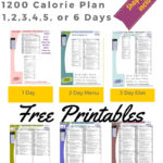 Printable 1200 Calorie Paleo Diet For 6 Days Or Less