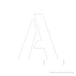 Printable 6 Inch Letter Stencil A Free Stencils