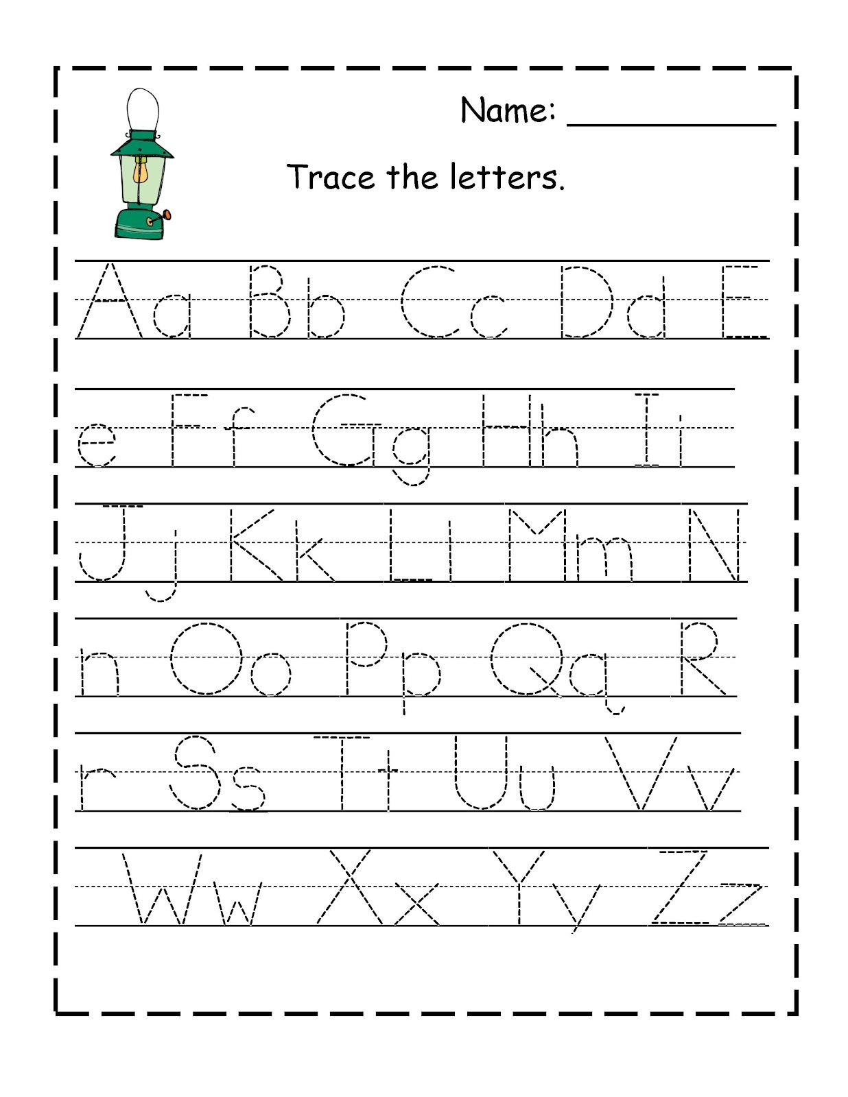 Abc Writing Worksheets