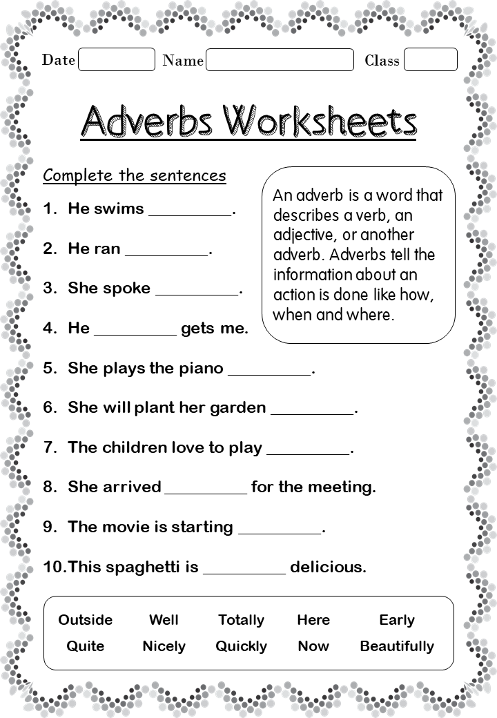 Grade 2 Free Printable Worksheets