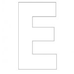 Printable Alphabet Letter E Template Alphabet Letter E