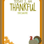 PRINTABLE Free Thanksgiving Printable Creative Juice