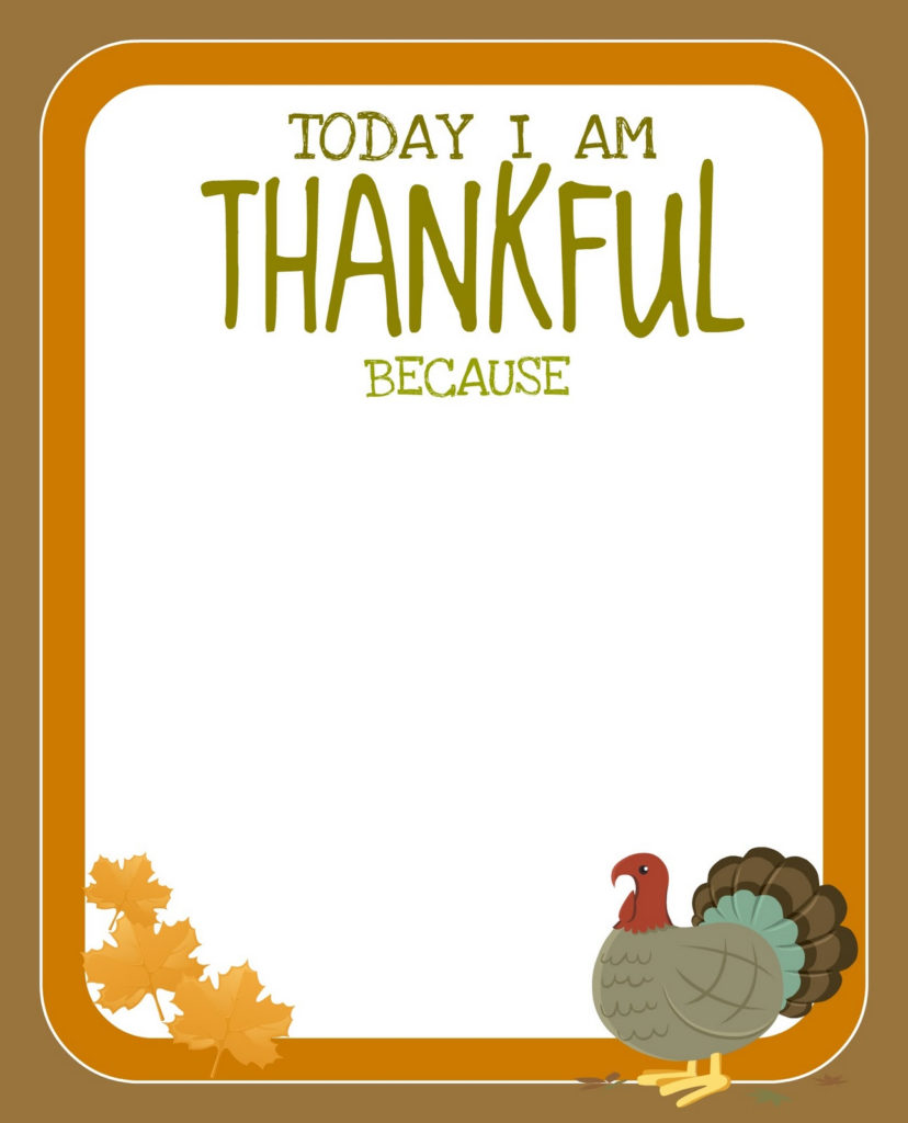 Free Thanksgiving Printables