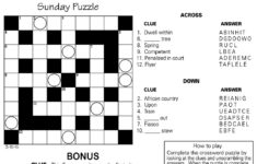 Printable Jumble Puzzles With Answers Printable