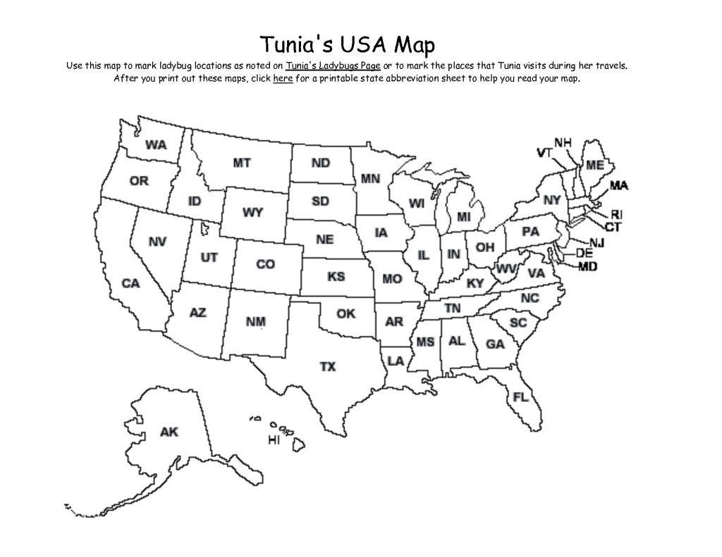 Free Printable Us Map With States Labeled
