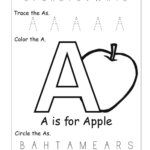 Printable Letter A Worksheets For Kindergarten