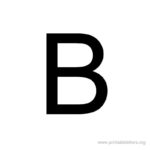 Printable Letters B Printable Alphabet Letters