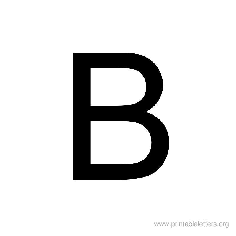 Letter B Printable