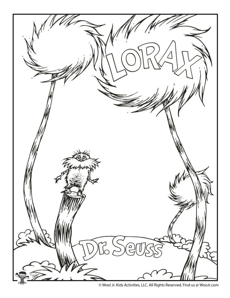 Lorax Coloring Pages