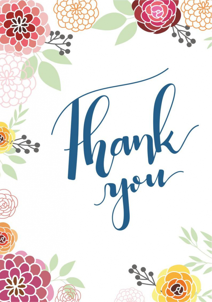 Free Printable Thank You Cards