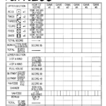 Printable Yahtzee Score Sheets Card HD