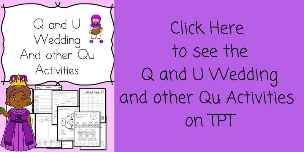 Q And U Wedding Free Printables