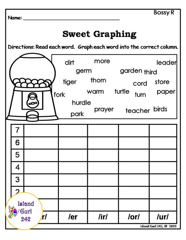 R Controlled Vowels Free Printable Worksheets