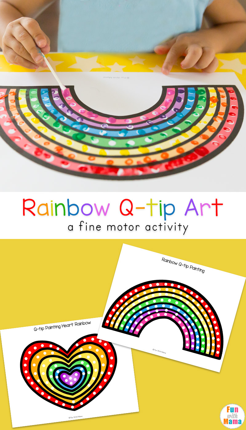 Q Tip Painting Free Printables