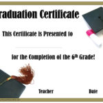 School Graduation Certificates Customize Online With Or