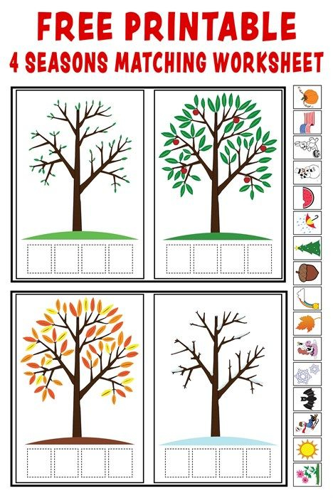 4 Seasons Free Printables